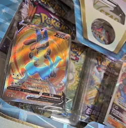 Pokemon Lucario VSTAR Premium Collection - Fusion Strike & Brilliant Star packs 820650851247 - Image 3