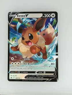 2023 Pokemon Crown Zenith Eevee V 108/159 NM - Image 1