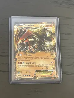 Pokemon Groudon EX 54/108 Black & White Dark Explorers Ultra Rare LP - Image 4