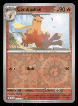 Combusken SV09: Journey Together #023/159 Uncommon Reverse Holo Pokemon NM - Image 1
