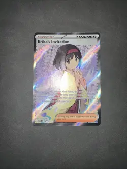 Pokemon TCG Scarlet & Violet Trainer Supporter Erika's Invitation 196/165 - Image 1