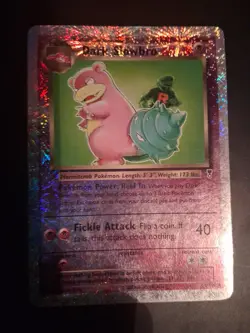 B6 Pokemon TCG Dark Slowbro 8/110 Legendary Collection Reverse Holo Rare DMG - Image 1