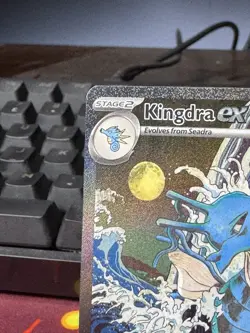 Pokemon TCG Shrouded Fable Scarlet and Violet Kingdra EX 131 Grade 10 Contender - Image 2