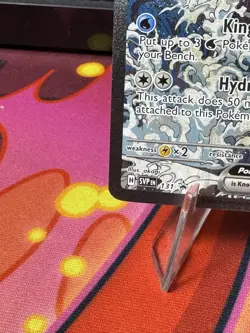 Pokemon TCG Shrouded Fable Scarlet and Violet Kingdra EX 131 Grade 10 Contender - Image 5