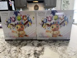 Pokemon TCG Prismatic Evolutions Elite Trainer Box ETB Factory Sealed Lot of 2 - Image 1