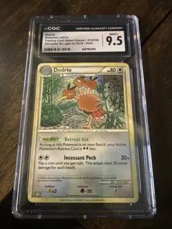 Pokemon CGC Mint+ 9.5 Classic Collection Holo Dodrio CLV 014/034 - Image 1