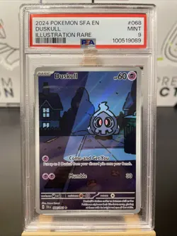 2024 Pokemon Shrouded Fable Duskull 068/064 Illustration Rare PSA 9 - Image 1