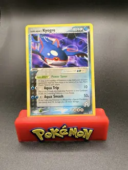 2004 Team Aqua’s Kyogre NM- 3/95 Pokemon Team Magma vs Team Aqua Non Holo Rare - Image 1