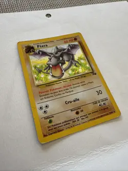 ✅ Carte Pokemon Ptera 1/62 Fossile Edition 1 ED1 VF FR HOLO - Image 2