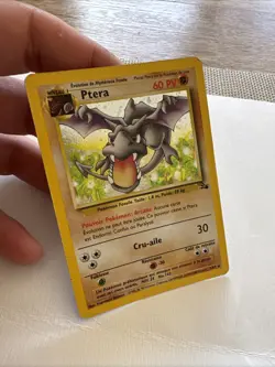 ✅ Carte Pokemon Ptera 1/62 Fossile Edition 1 ED1 VF FR HOLO - Image 4