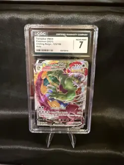 2021 Pokemon Chilling Reign Tornadus VMAX CGC 7 - Image 1