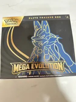 Pokemon TCG Mega Evolution Mega Lucario Elite Trainer Box Factory Sealed - Image 1