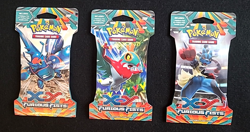3 PACKS Pokemon XY Furious Fists Sleeved Packs - Image 1