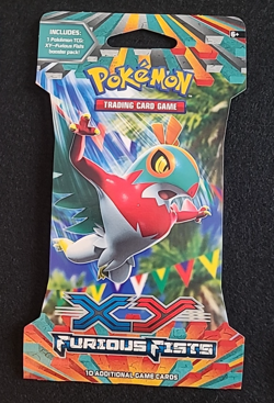 3 PACKS Pokemon XY Furious Fists Sleeved Packs - Image 3