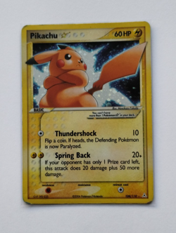 Pokemon TCG Pikachu Gold Star - 104/110 - EX Holon Phantoms - Ultra Rare - Image 3