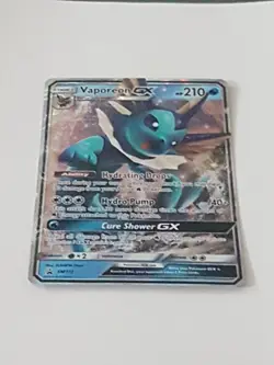 Vaporeon GX SM172 Sun & Moon Black Star Promo NM POKEMON Holo - Image 1