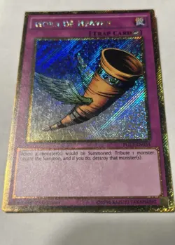 Yu-Gi-Oh! Horn of Heaven PGL3-EN034 - 1st Edition Gold Rare - NM - Image 1
