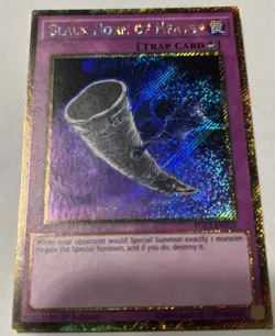 Yu-Gi-Oh! Black Horn of Heaven PGL3-EN035 - 1st Edition Gold Rare - NM - Image 1