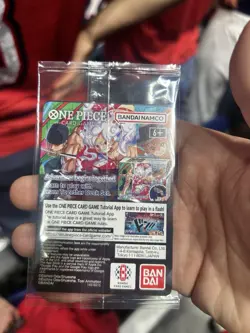 One Piece x NCAA Monkey.D.Luffy US Voyage Promo Holo Card UNOPENED - Image 2