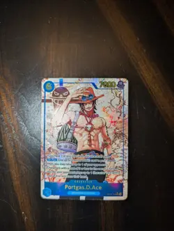 One Piece TCG Portgas.D.Ace Alt Art OP13-119 Carrying On His Will English NM - Image 3