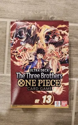 One Piece TCG English The Three Brothers Ultra Starter Deck ST-13 New Sealed - Image 1