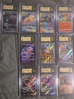 LOT 46 Graded PSA & CGC Pokemon Card HUGE Bundle 19 PRESTINES - Image 2