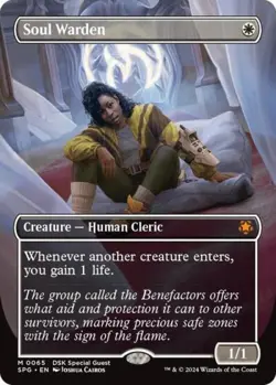 Soul Warden (Borderless) -Foil Near Mint MTG Special Guests - Image 1