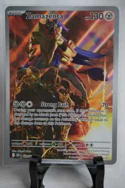 Zamazenta 201/182 Pokemon Destined Rivals Illustration Rare Card Near Mint (NM) - Image 1