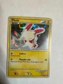 2010 Pokemon Card Plusle HGSS16 Holo Promo Pre-Owned - Image 1