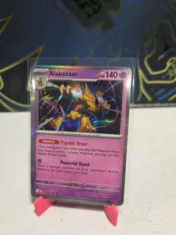 ALAKAZAM - 56/132 Mega Evolution Set NM - Holo Rare - Pokemon TCG Card - Image 1