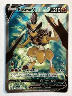 Kleavor V SWSH248 Sword & Shield Black Star Promo Full Art Holo Pokemon Card - Image 1