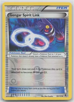 Pokemon Card Gengar Spirit Link Uncommon XY - Phantom Forces 95/119 - Image 1