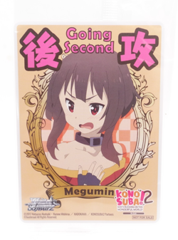 Weiss Schwarz Konosuba Megumin Going Second Promo English Anime Trading Card - Image 1
