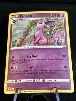 Espeon SWSH174 SWSH: Sword & Shield Promo Cards Holo - Image 1
