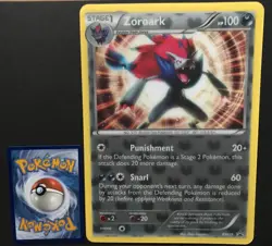 Zoroark 3D Illusion JUMBO Pokemon Card Oversized PROMO B&W Black & White 2011 NM - Image 1