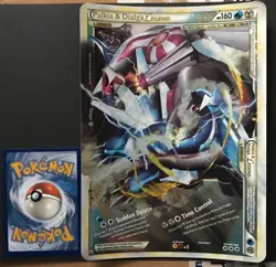 Palkia & Dialga 101/102 102/102 JUMBO Pokemon Card Oversized HGSS LEGEND Exc - Image 1