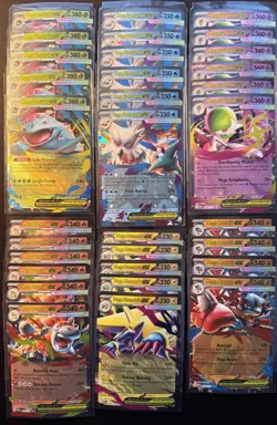 Pokemon TCG Card Lot Ex - Mega Evolution - 56 Cards - NEAR MINT - Holos - Image 2