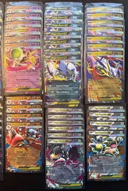 Pokemon TCG Card Lot Ex - Mega Evolution - 56 Cards - NEAR MINT - Holos - Image 3