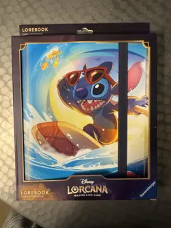Disney LORCANA: First Chapter TCG STITCH Lorebook Card Portfolio Binder * NEW - Image 1