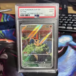 Pokemon Victini 208 Scarlet & Violet Promo Cards Holo PSA 9 MINT - Image 1