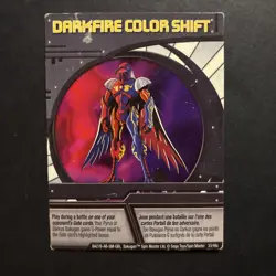 Bakugan Card - Darkfire Color Shift - Blue Ability Card - BA276 - 33/48c - 2008 - Image 1