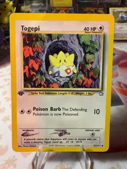 Togepi 51/111 1st Edition Neo Genesis Uncommon Pokemon Card - Image 1