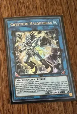 Yugioh! Crystron Halqifibrax GFP2-EN149 Ultra Rare 1st Ed NM Card English - Image 1