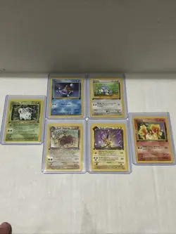 1999 Team Rocket/Jungle 1st Edition Pokemon Card Lot Of 6 Holo Plus More! - Image 1
