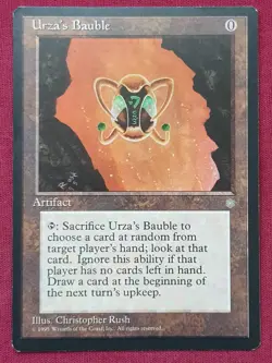 Magic The Gathering ICE AGE URZA'S BAUBLE artifact card MTG - Image 1