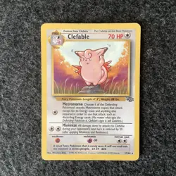 Pokemon Card Clefable 17/64 Original Non-Holo Rare, Jungle Set - Image 1