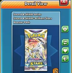 50x Brilliant Stars CODE CARDS Messaged / Sent ingame Fast pokemon tcg online - Image 1