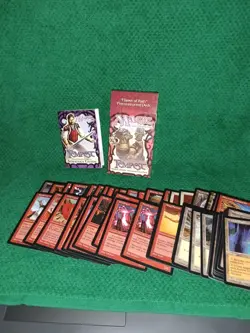 1997 Magic The Gathering - Tempest Flames of Rath Theme Deck - Used/English - Image 2