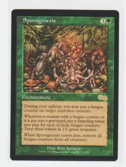 Magic the Gathering ~ MTG ~ 1x Sporogenesis ~ Urza's Saga ~ LP - Image 1