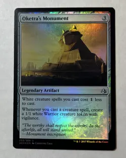 Oketra's Monument Foil X1 - Mint Pack Fresh - Amonkhet MTG Magic The Gathering - Image 1